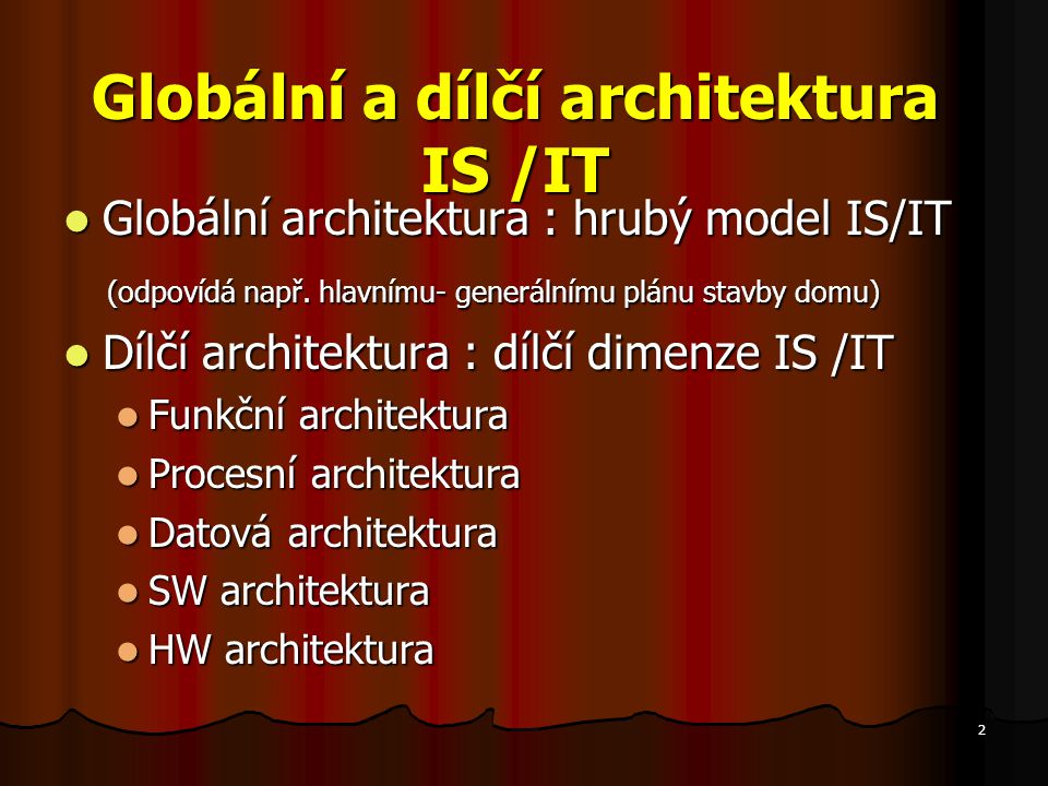 Architektura Erp Esf Mu Ppt St Hnout